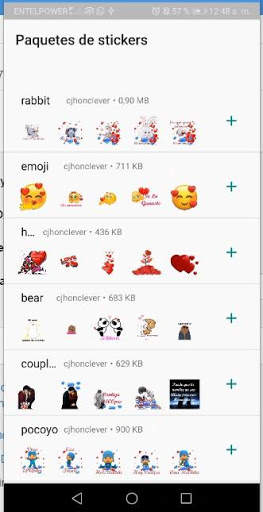 LoveStickerApp:  Stikers de amor para whatsapp screenshot 1