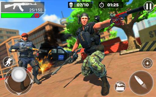 US Police Fire Free Unknown Battlegrounds Squad screenshot 9