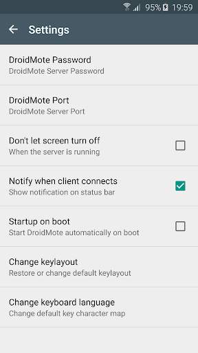 DroidMote Server (root) screenshot 3