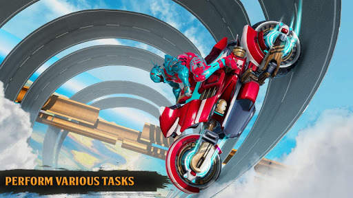 Impossible Bike Stunts Racing – Robot Bike Games screenshot 3