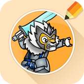 Draw Drawings Minifigures of Lego Legends of Chima logo