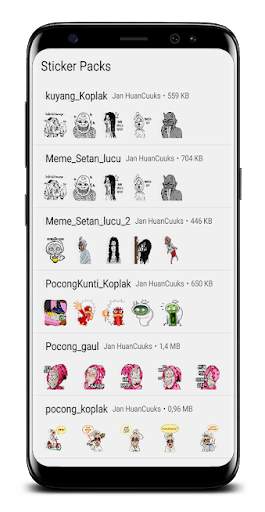 WA Sticker Hantu Horor Gaul For WAStickerApps screenshot 1