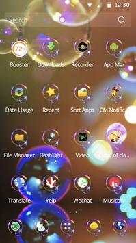 Colorful Bubble Theme Cute Balloon Water screenshot 4