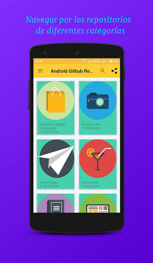 Android repositorios en Github-700   repositorios screenshot 1
