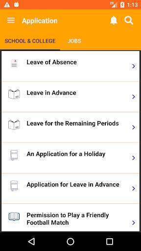 Application Writing screenshot 7