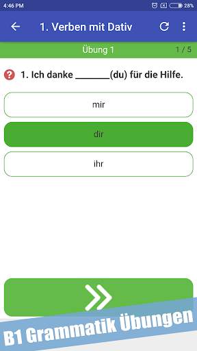 Learn German B1 Grammar Free 8 تصوير الشاشة