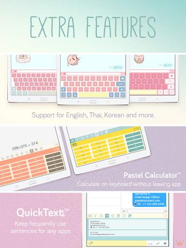 Pastel Keyboard Theme Color - VIP Premium screenshot 13