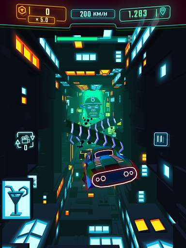 Neon Flytron: Cyberpunk Racer screenshot 10