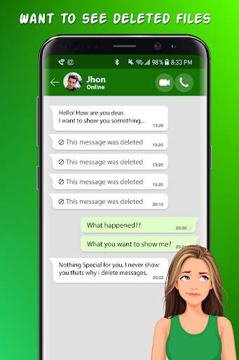 WA Recover deleted messages, photo, video & status screenshot 2