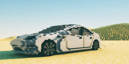 Tesla Model X Mod for Minecraft screenshot 1