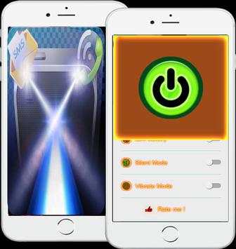 Flashlight - SMS & Call Flash screenshot 4