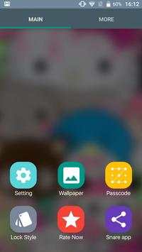 Hi Kitty Hello Fluffy PetPIN Lock Screen Wallpaper скриншот 4