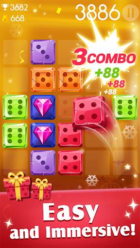 ผสานลูกเต๋าเพชร - เกมออฟไลน์ screenshot 4