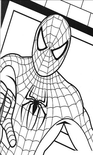 spider hero coloring 2 تصوير الشاشة