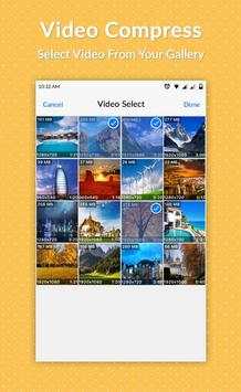 Fast Video Compressor and Size Reducer screenshot 1