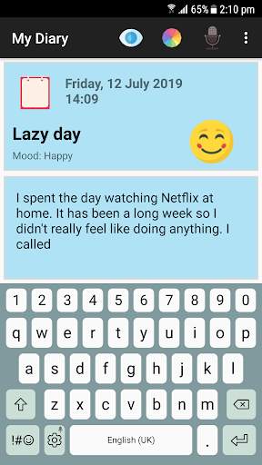 My Diary screenshot 3