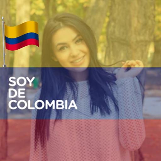 Bandera de Colombia con tu foto icon