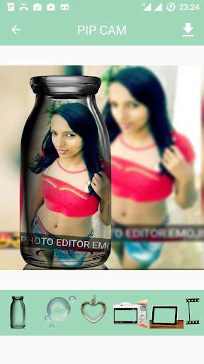 Editor de Fotos Efeito PIP Sombra Desfocar Fundo🌸 screenshot 2