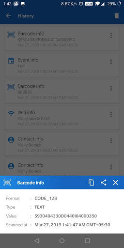 QScanner - QR code & Barcode scanner скриншот 5