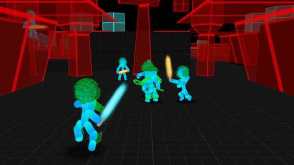 Stickman Multiplayer: Neon Warriors io screenshot 5