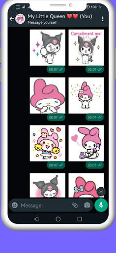 My Melody Stickers For WA screenshot 5