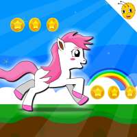 Unicorn Pony Runner Games Kids logo