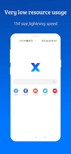 XBrowser - Mini & Super fast screenshot 1