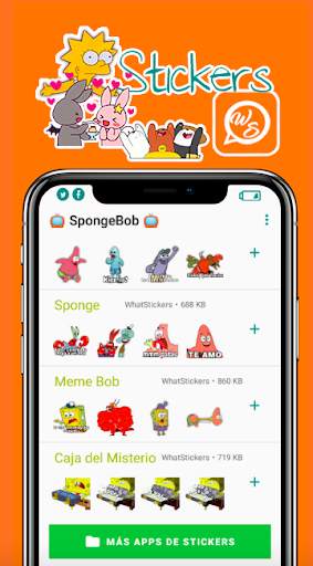 Sponge Stickers for WhatsApp screenshot 1