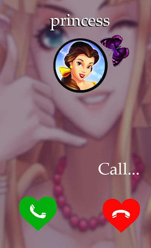 fake call princess prank Simulator screenshot 4
