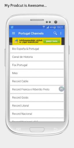 Portugal TV sat info screenshot 1