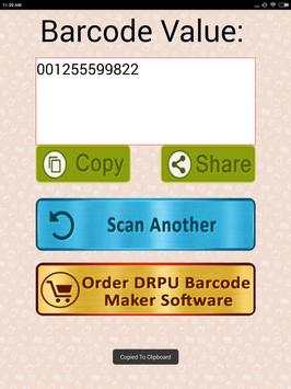 Barcode Scanner QR Code Reader 11 تصوير الشاشة