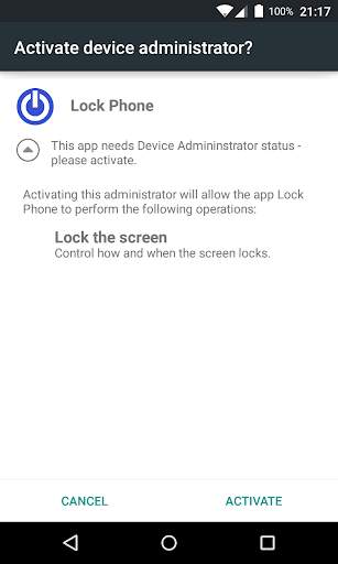 Lock Phone Lite screenshot 2