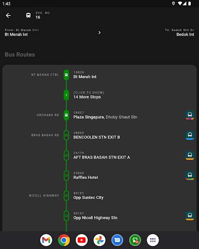 SG Bus Arrival Times screenshot 8