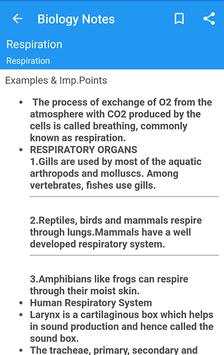 Biology Notes screenshot 2