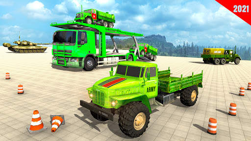 US Army Transporter Offroad Truck Simulator Games screenshot 2