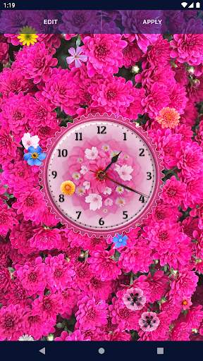 Flower Blossoms Spring Clock screenshot 5