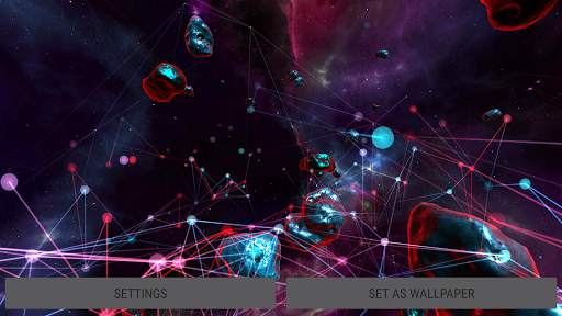 Sci_Fi Particle Plexus 3D Live Wallpaper screenshot 23