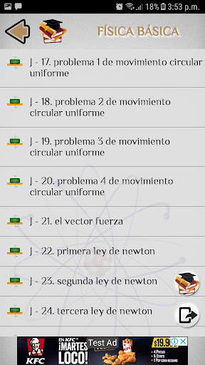 Física - Tutoriales - Clases screenshot 6