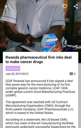 CancerApp screenshot 3