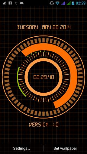 Animated Digital Clock Free screenshot 3