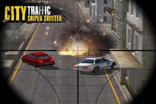 3D Lalu Lintas Kota Sniper Sh screenshot 5