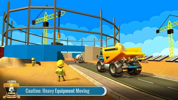 Football Stadium Builder Construction Crane Game screenshot 1