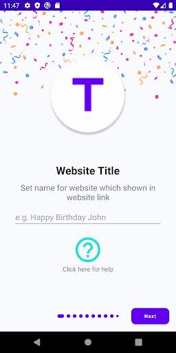 Happy Birthday Website Maker - Birthday App screenshot 2