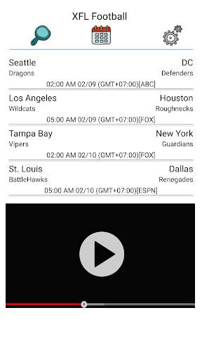 Live HD Sports: XFL NFL NBA NHL MLB NCAA Streaming screenshot 5