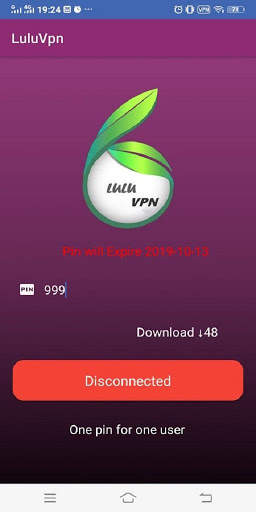 LuluVPN screenshot 2