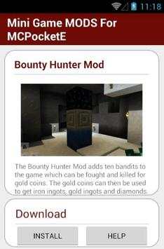 Mini Game MODS For MCPocketE स्क्रीनशॉट 5