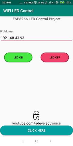 WiFi LED Control - SD screenshot 2