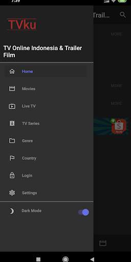 TVku - TV Online Indonesia & Trailer Film screenshot 2