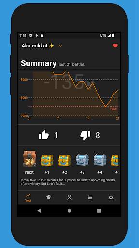 Lddr - Stats de Royale Clash screenshot 2