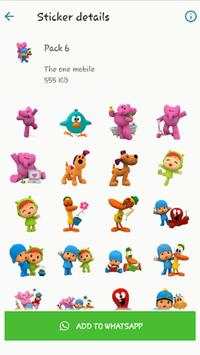 Pocoyo stickers For WhatsApp screenshot 4
